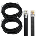 RJ12 Cable 25 feet Telephone Line Cord by XANHAM