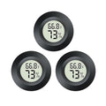 3pcs Mini Hygrometer Thermometer Indoor Outdoor Round Humidity Meter by Maiweitong