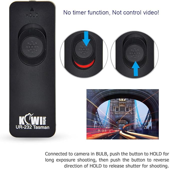 Kiwifotos MC-DC2 Remote Switch Shutter Release Cord - Image 5
