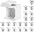 20-Pack Blank Keystone Jack Insert by Togconn