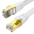 Ercielook CAT8 Ethernet Cable 100 ft High Speed, Shielded Flat Internet Cable by Ercielook