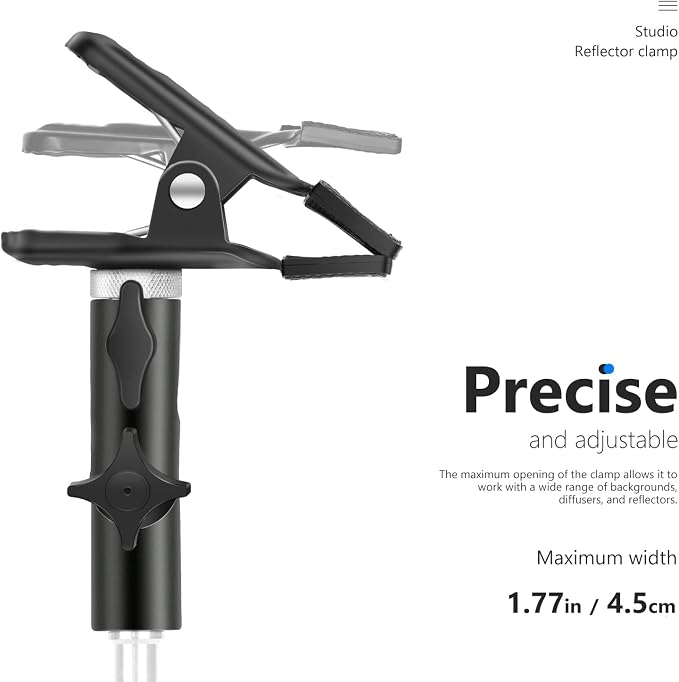 NEEWER Photo Studio Heavy Duty Metal Clamp Holder - Image 6