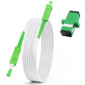 10FT SC/APC to SC/APC Fiber Optic Cable, Armored Single Mode Patch Cord by EZYUMM