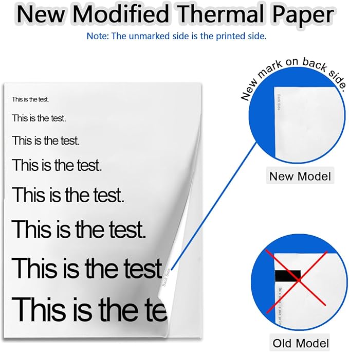 300 Sheets Thermal Printer Paper Continuous Folded 8.5 x 11 Inches US Letter - Image 6