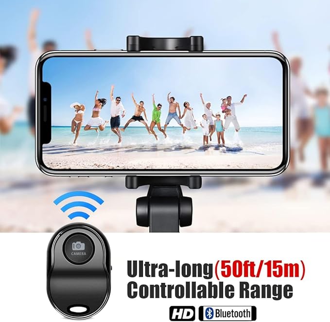 Bluetooth 5.0 Remote Shutter for iPhone & Android Camera Wireless Remote - Image 5