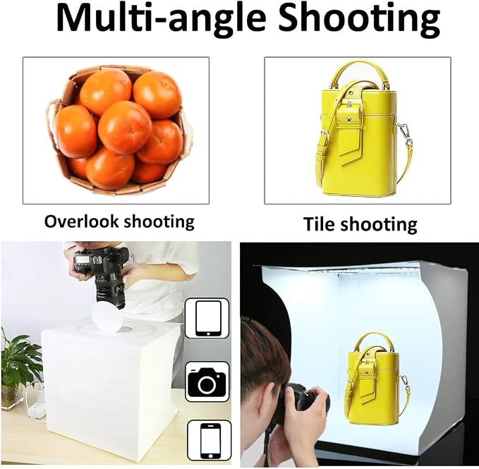 Photo Studio Light Box Kit 12x12 Inch, Folding Lightbox - Image 6
