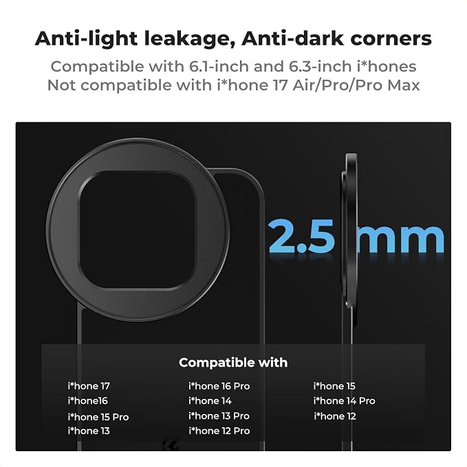 K&F CONCEPT 6.1 inch Magnetic Lens Filter Mount Adapter Compatible - Image 2