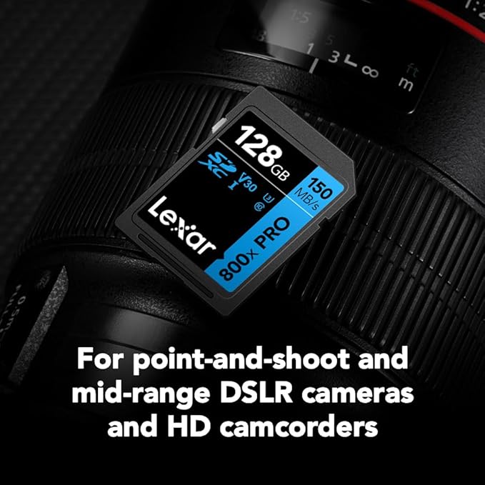 Lexar 128GB High-Performance 800x PRO SD Card, - Image 4