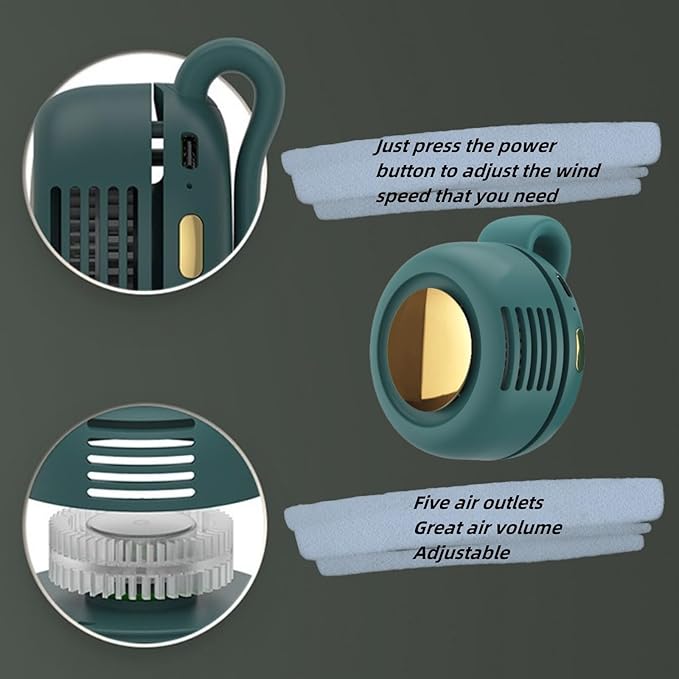 Portable Clip On Fan for Shirt, Mini Fan - Image 3