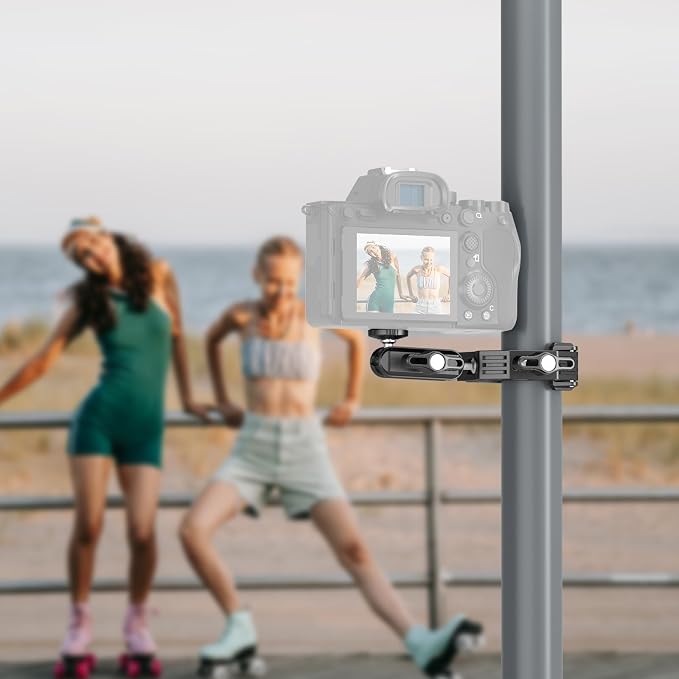 NEEWER Phone Holder/Hot Shoe Mount Adapter Kit Action Camera Mount Compatible - Image 2