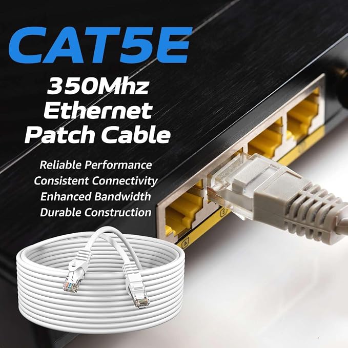 Cables Direct Online Cat5e 7FT Network Ethernet Patch Cable, 350Mhz Internet - Image 2