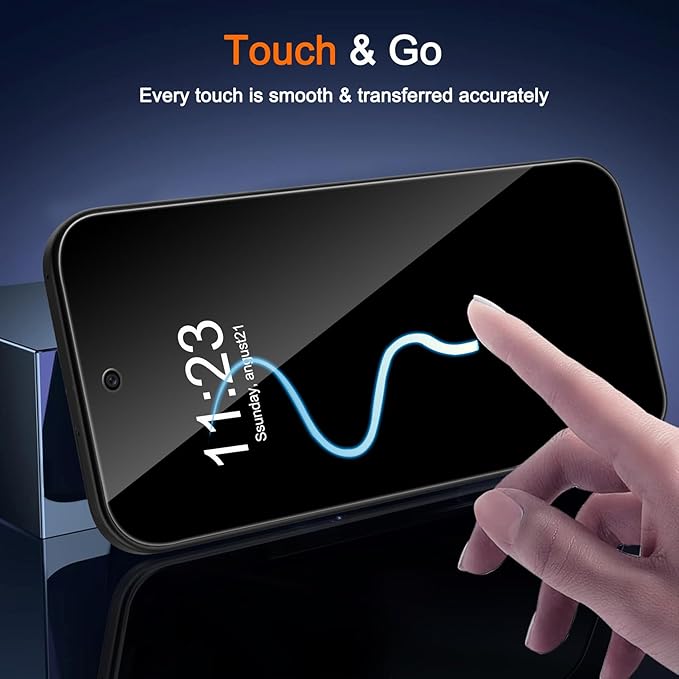 Milomdoi 3 Pack Privacy Screen Protector - Image 6