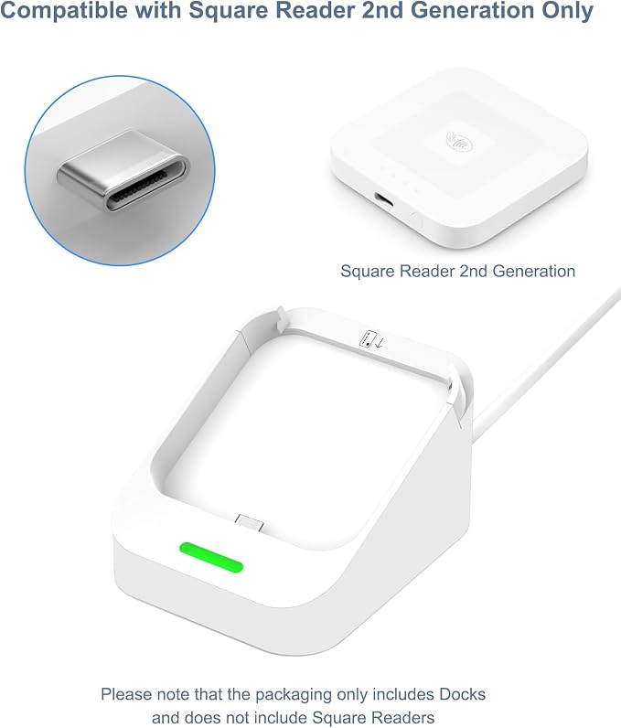 WUKUR Dock for Square Reader 2nd Generation, Holder Stand for Square Card - Image 3