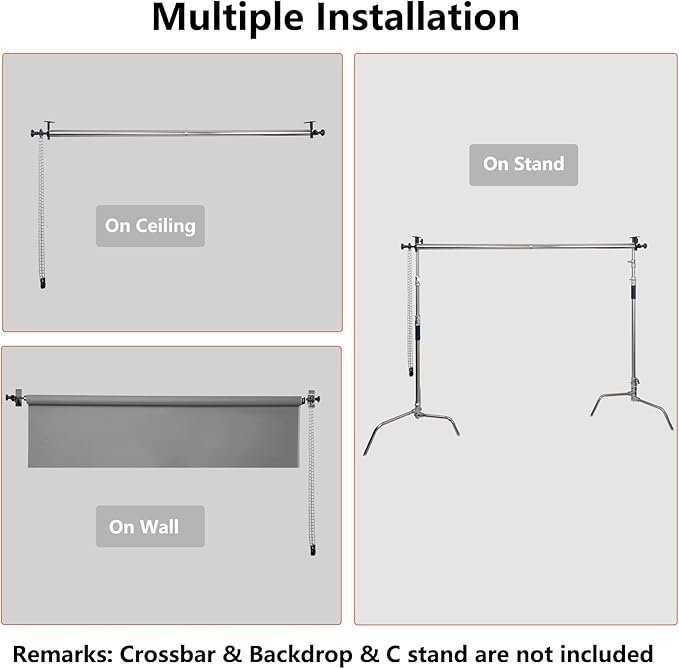 Photography Backdrop Roller Support System, 1 Roller - Image 6