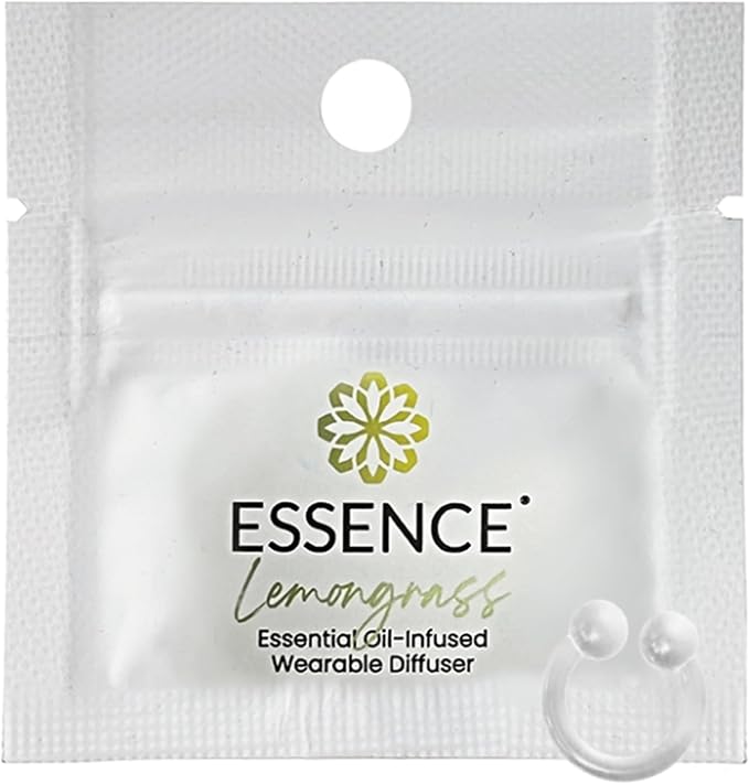 Essence Wearable Aromatherapy Nasal Diffuser – Lemongrass Essential Oil Nose by Essence