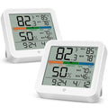 2 Pack Indoor Thermometer Room Temperature Home Hygrometer Humidity Gauge by MeesMeek