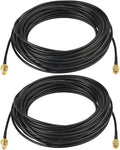 Bingfu WiFi Antenna Extension Cable 2-Pack RP-SMA Male to RP-SMA Female by Bingfu-AntennasConnectivity