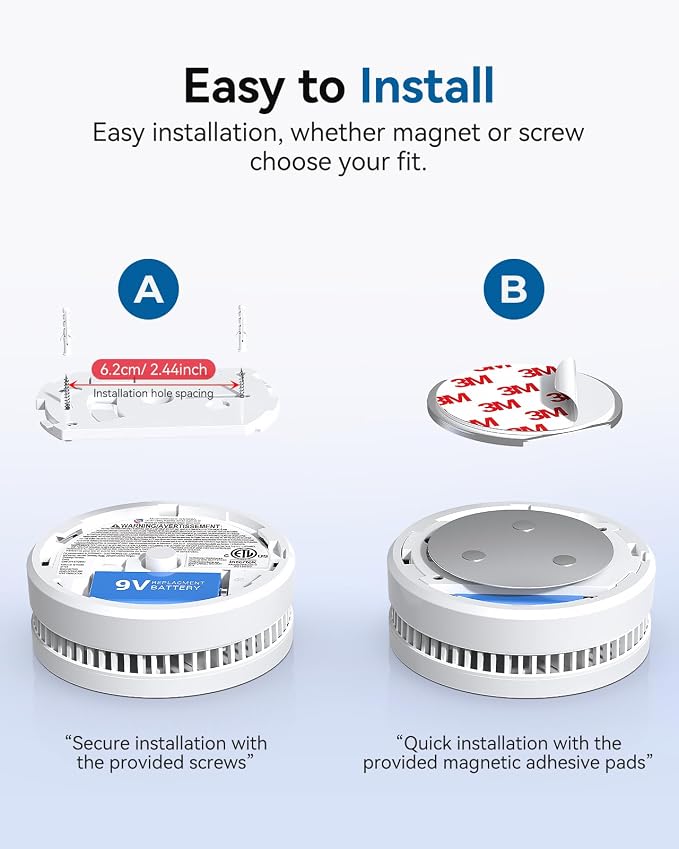 SITERWELL 10 Pack Smoke Detector, 10 Year Product Life Fire Alarm - Image 5