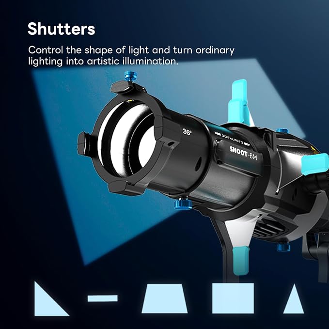 Bowens Mount Optical Snoot Photography, Spotlight Snoot Gobos kit - Image 6