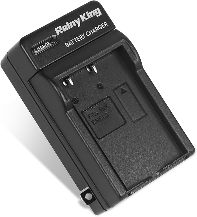 EN-EL9/EN-EL9a Battery Charger for Nikon D40, D5000 Cameras by Rainy+King
