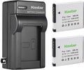 Kastar Battery and AC Charger for Canon NB-8L NB8L CB-2LA CB-2LAE and Canon by Kastar