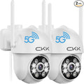 CKK 2K Security Cameras Outdoor 2Pack, 2.4G/5G Wireless Home Security Cameras by CKK