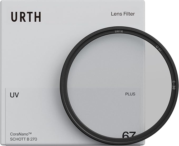 Urth 58mm UV Lens Filter — 30-Layer Nano-Coated, HD Optical Glass UV Camera by Urth