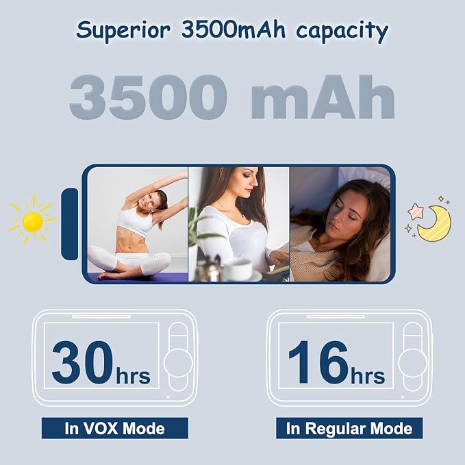 JUAN Baby Monitor with Camera and Audio, No WiFi 100% Private, 3500mAh Long - Image 3