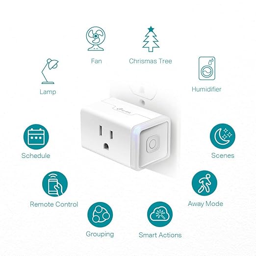 Kasa Smart Plug HS103P4, Smart Home Wi-Fi Outlet Works - Image 3