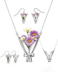 DIY Mini Bouquet Holder Necklace, Artful Wearable Floral Pendant by Unknown