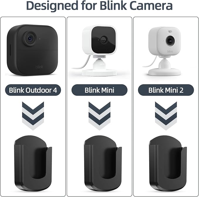 HOGEE 3 Pack Blink Camera Wall Mount Bracket, Adhesive Mount - Image 3