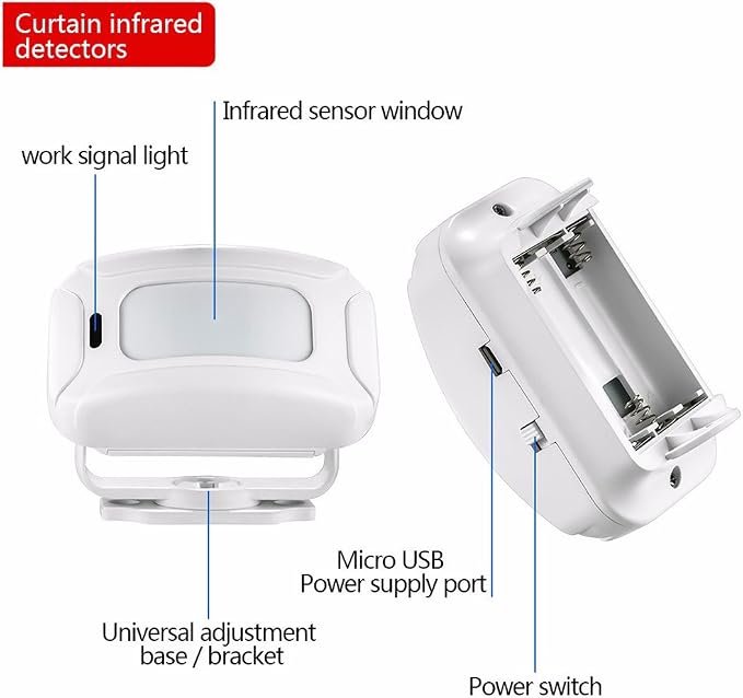 HENDUN Motion Sensor Door Bells Chime - Image 9