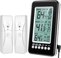 AMIR Refrigerator Thermometer, Wireless Digital Freezer Thermometer by AMIR