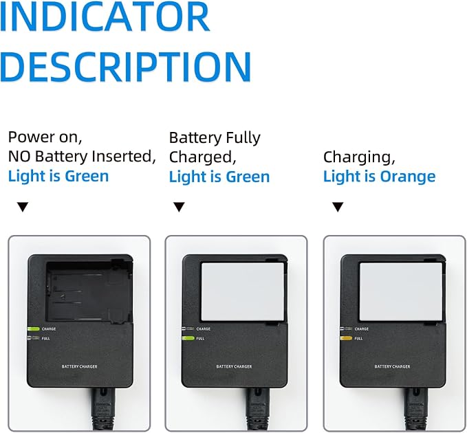 LC-E8 LP-E8 Battery Charger for LC-E8C LC-E8E Battery Compatible - Image 5