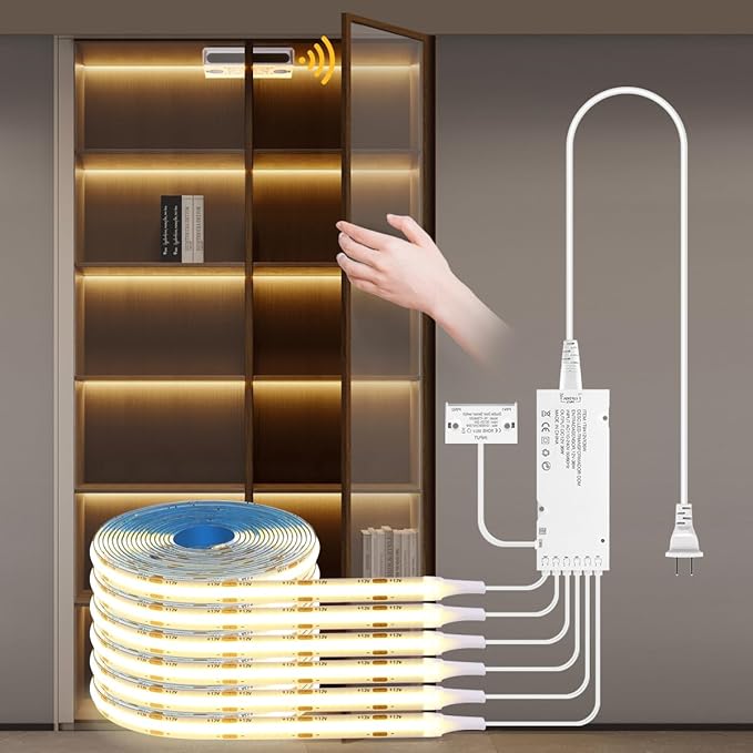 AIMENGTE 12V COB LED Cabinet Lights Strip by AIMENGTE
