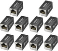 Jadaol UL Listed Shielded RJ45 Coupler, 10Gbps Gold-Plated Contacts Aluminum by Jadaol