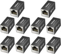 Jadaol UL Listed Shielded RJ45 Coupler, 10Gbps Gold-Plated Contacts Aluminum by Jadaol