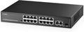 POE Switch 19 Port, 16 POE+ 100Mbps, 2 Gigabit Uplink, 1 SFP, IEEE802.3af/at by Binardat