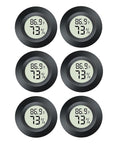 JEDEW 6 Pack Hygrometer Thermometer Digital Humidity Meter Indoor/Outdoor by JEDEW