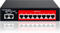 STEAMEMO 10-Port Gigabit Managed PoE Switch by STEAMEMO