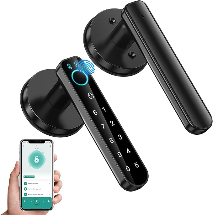 Fingerprint Door Lock- Smart Door knob, biometric Door Lock，with passcode by Unknown
