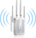 WiFi Extender Signal Booster for Home: WiFi Repeater Long Range Up to 9995 Sq. by PMOODSK