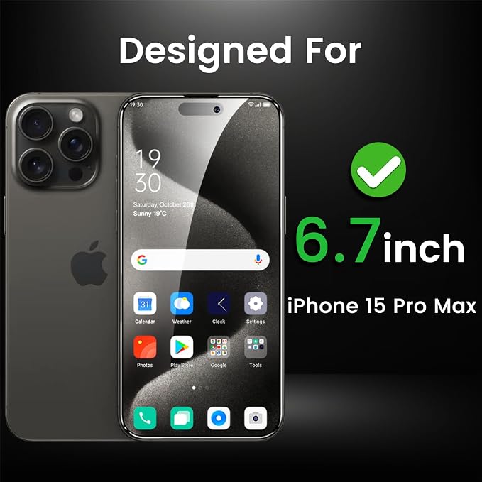 Romkasi 4 Pack Privacy Screen Protector - Image 2