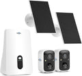 Hiseeu Security Cameras Wireless Outdoor, 2 Cam-Kit, Expandable to 10CH by Hiseeu