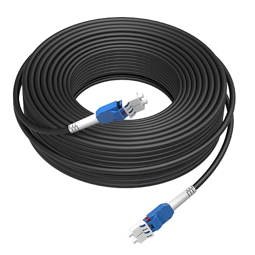 5M/16FT LC to LC Armored Outdoor Fiber Optic Cable, Single Mode Duplex 9/125μm by Unknown