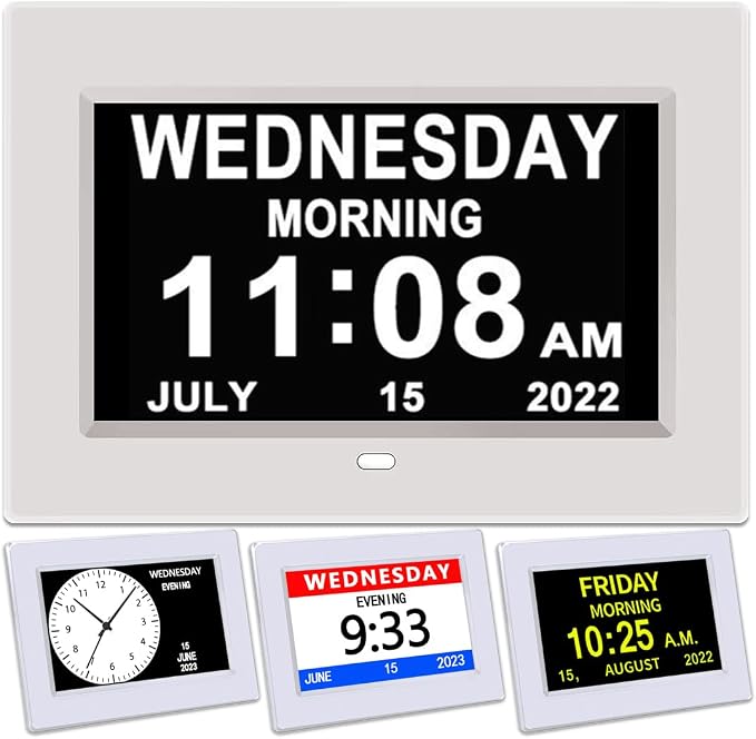 AINFTIME DST Clock with Day and Date by AINFTIME