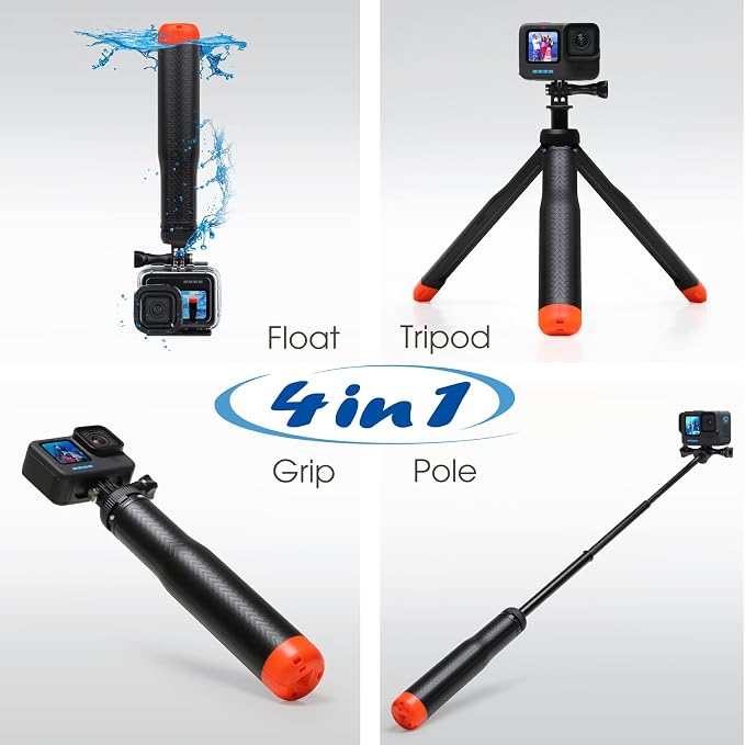 SOONSUN 4in1 Floating Selfie Stick Tripod - Image 2