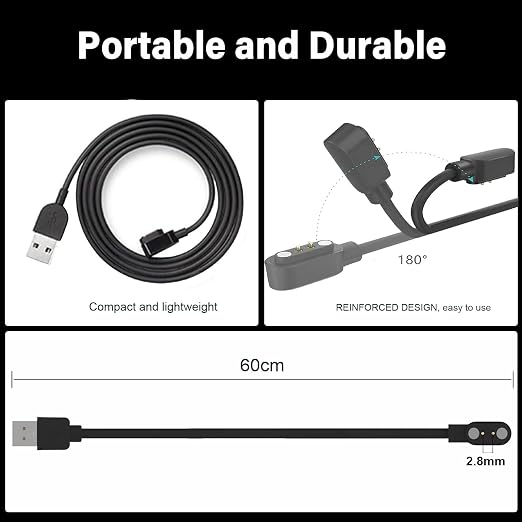Smart Watch Charger, Da Fit, Gloryfit Magnetic Charging Cable, - Image 6