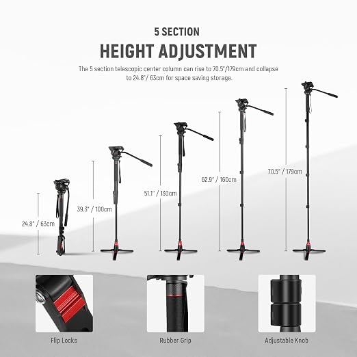 NEEWER Professional Camera Monopod - Image 5