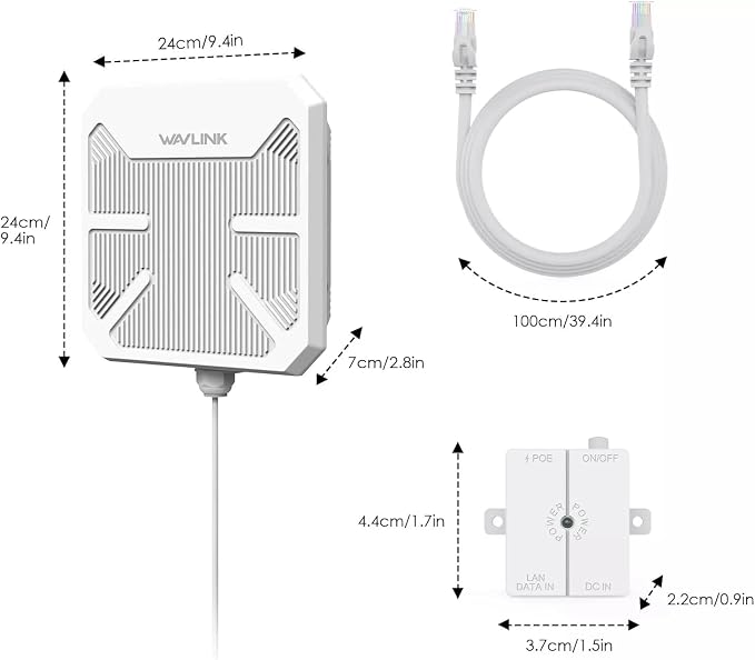 WAVLINK AX3000 Outdoor WiFi 6 Extender, Dual Band Long Range WiFi - Image 7